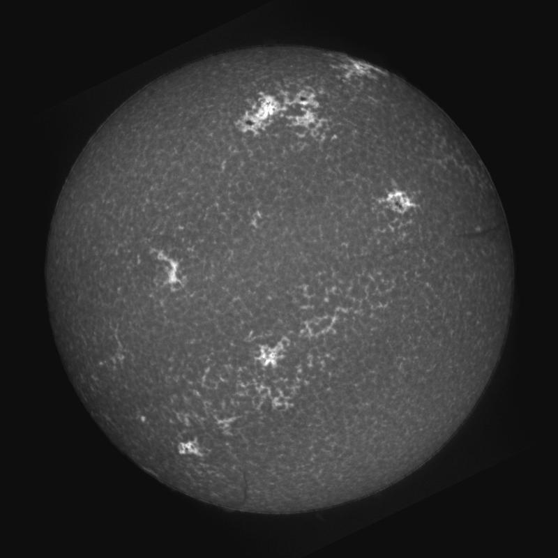 Processed solar disk