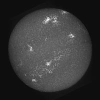 Processed solar disk