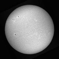 Processed solar disk
