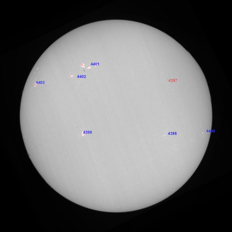 Active regions (continuum)