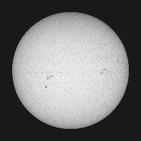 Disque solaire traité (continuum)