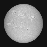 Disque solaire traité (continuum)