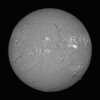 Processed solar disk