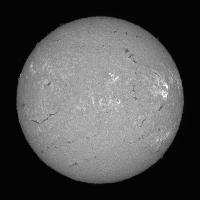 Processed solar disk