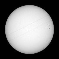 Processed solar disk (continuum)