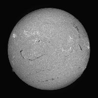 Processed solar disk