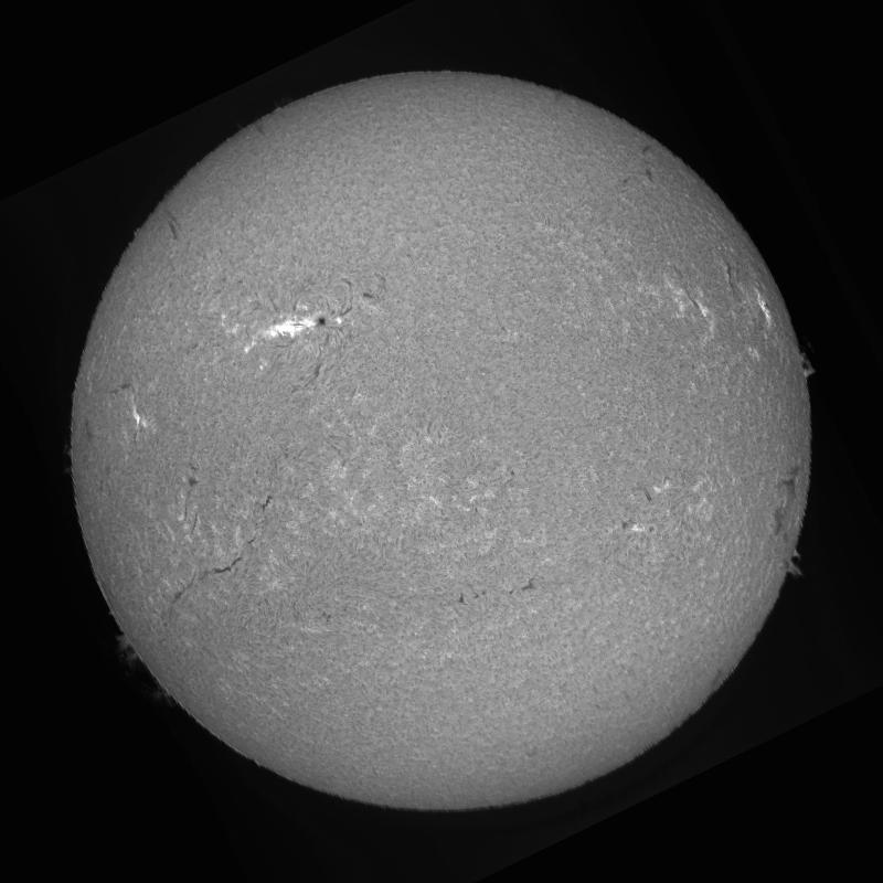 Processed solar disk
