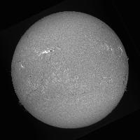 Processed solar disk