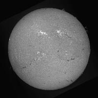 Processed solar disk