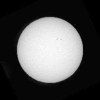 Disque solaire traité (continuum)