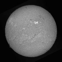 Processed solar disk