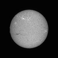 Processed solar disk (continuum)
