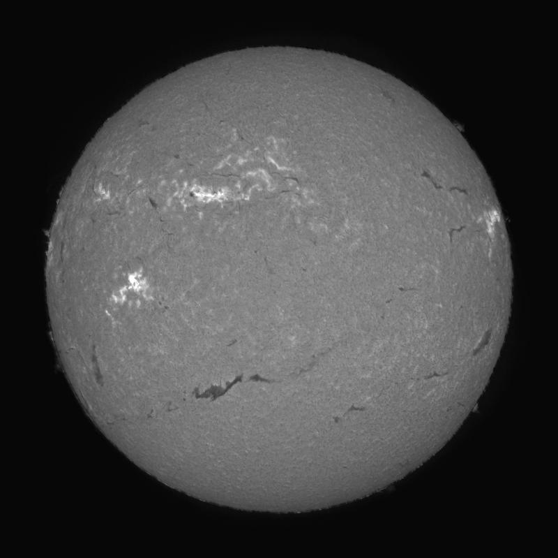 Processed solar disk