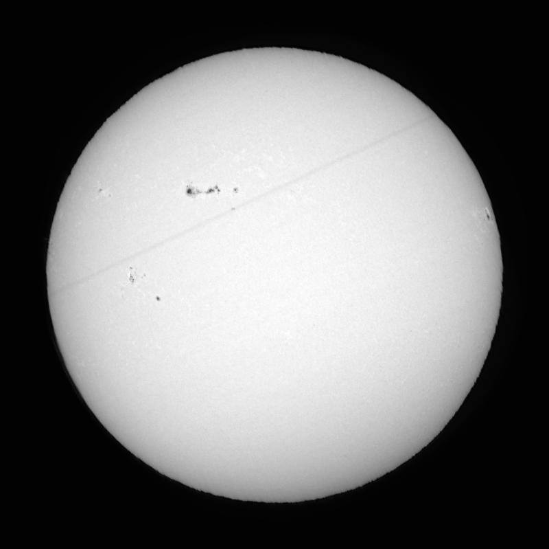 Processed solar disk (continuum)