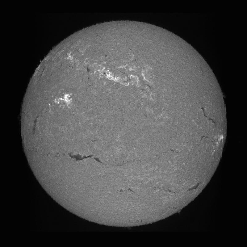 Processed solar disk
