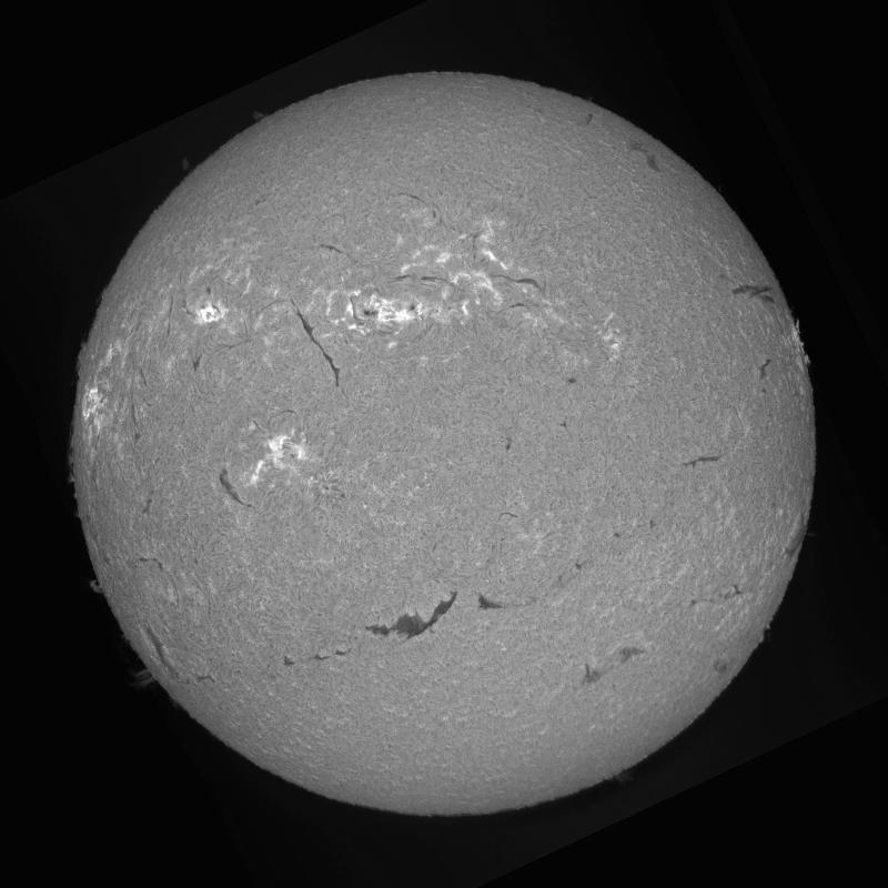 Processed solar disk