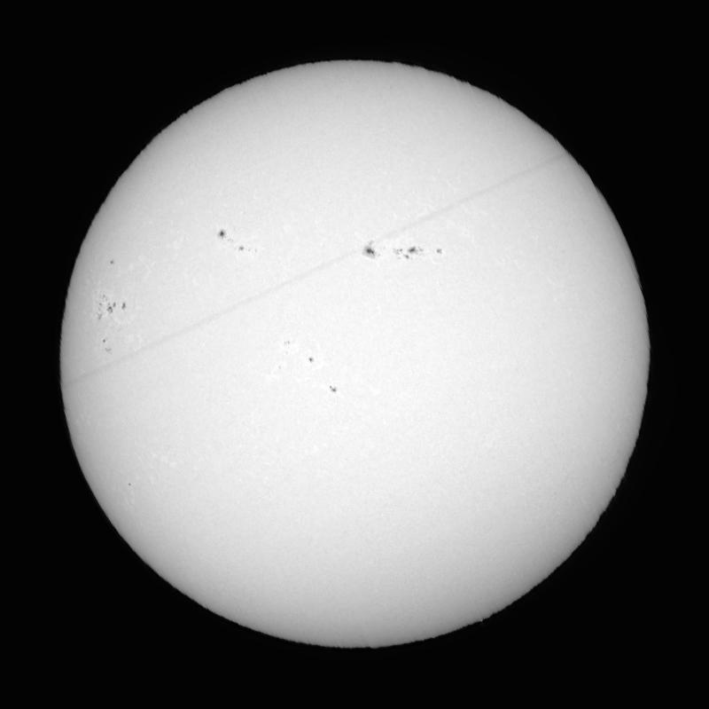 Processed solar disk (continuum)