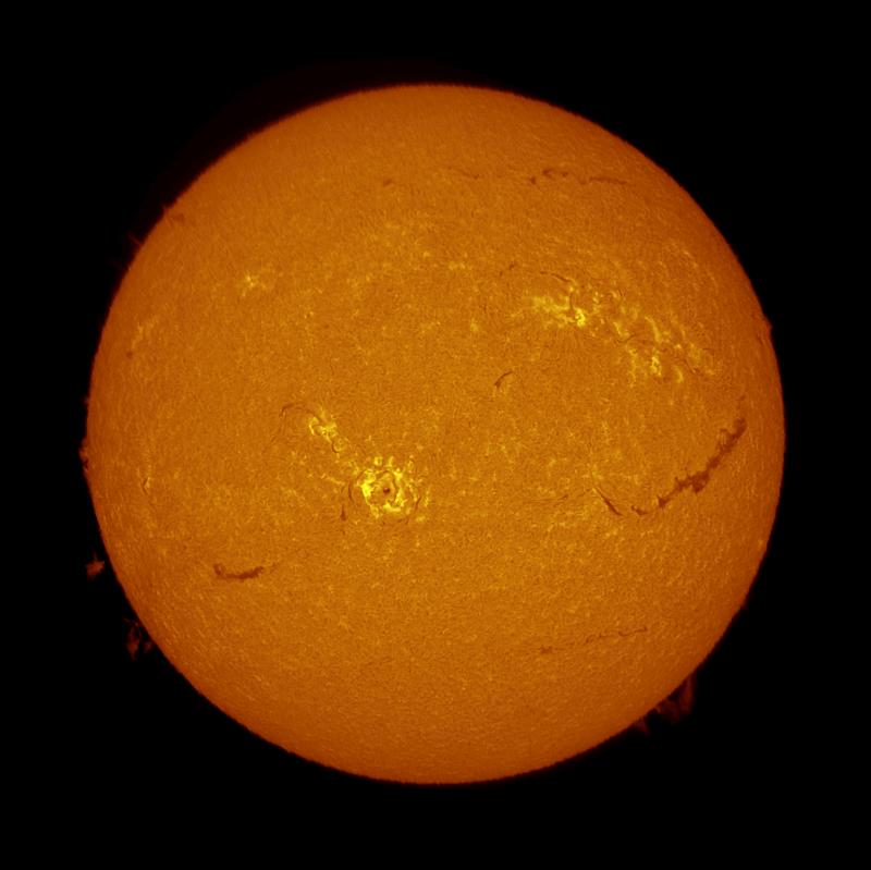 H alpha colorisée