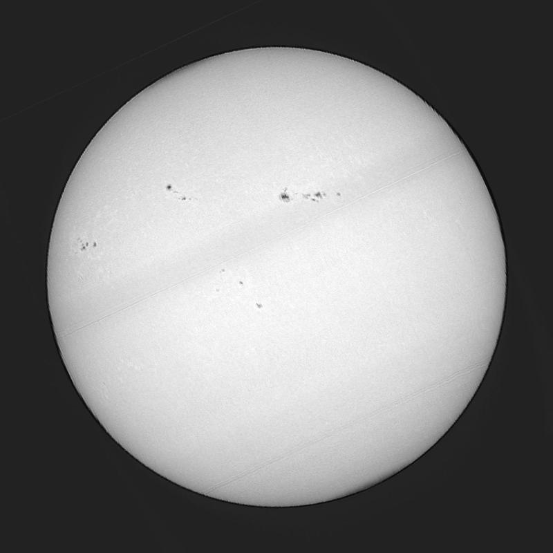 Disque solaire traité (continuum)