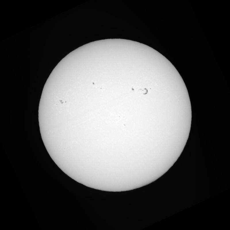 Disque solaire (continuum)