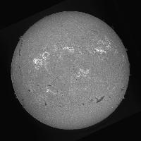 Processed solar disk