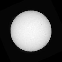 Disque solaire traité (continuum)