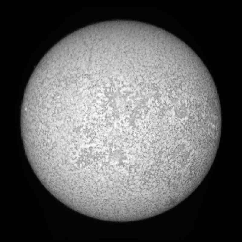 Processed solar disk (continuum)