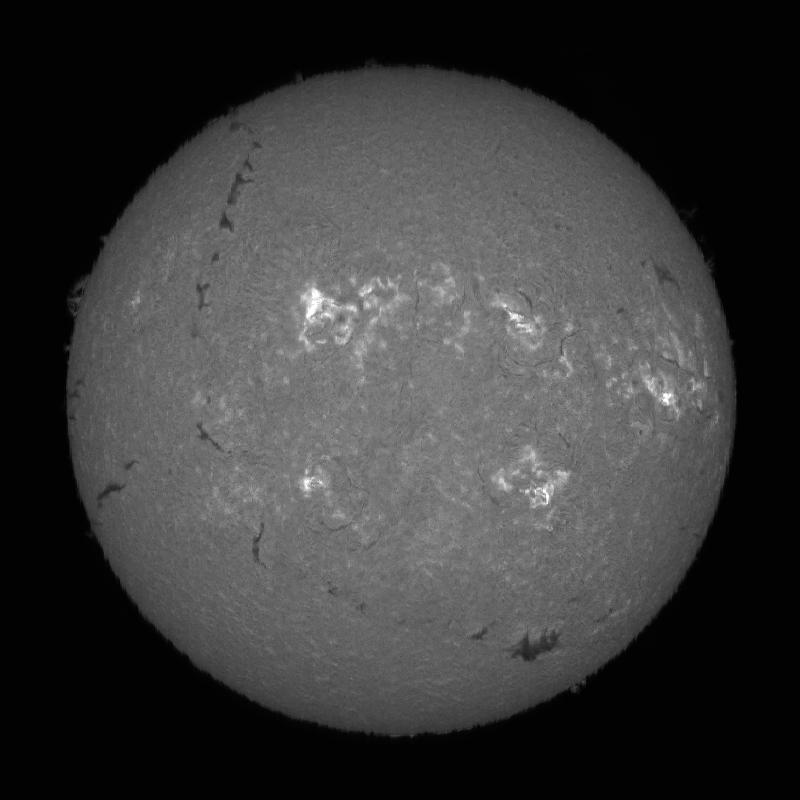 Processed solar disk