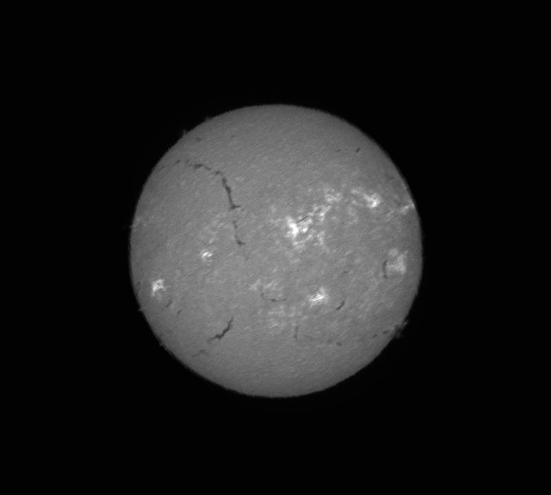 Processed solar disk