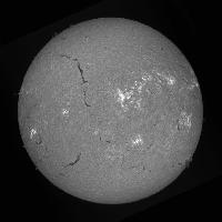 Processed solar disk