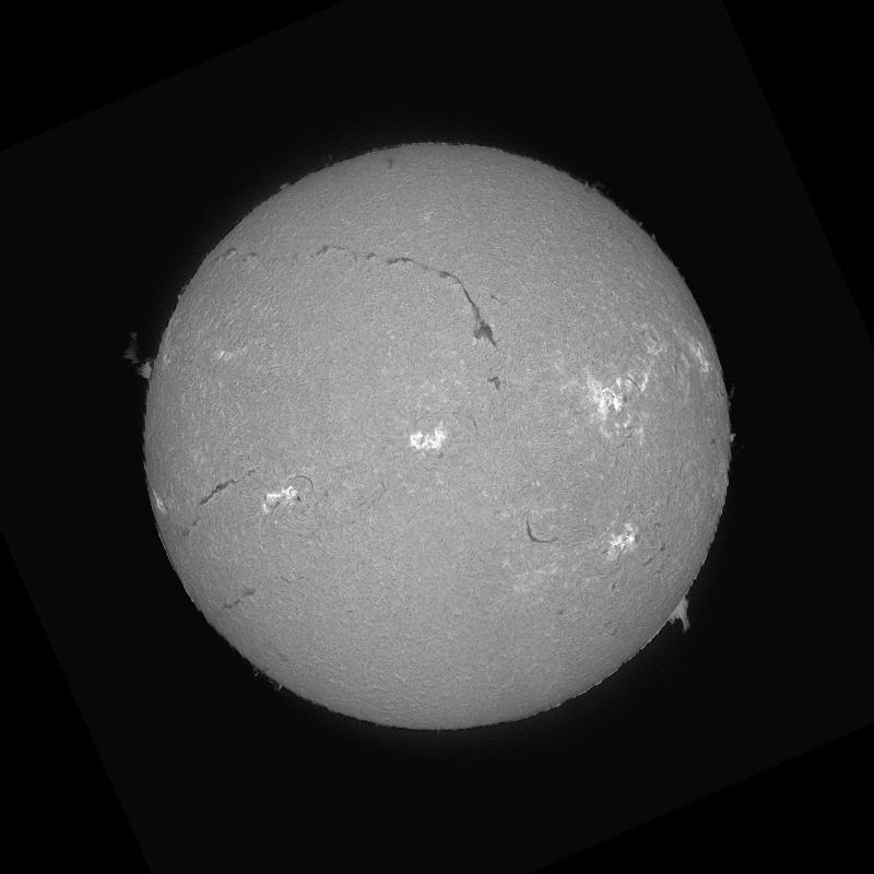 Disque solaire traité