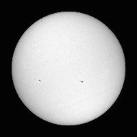 Processed solar disk (continuum)