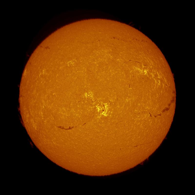 H alpha colorisée