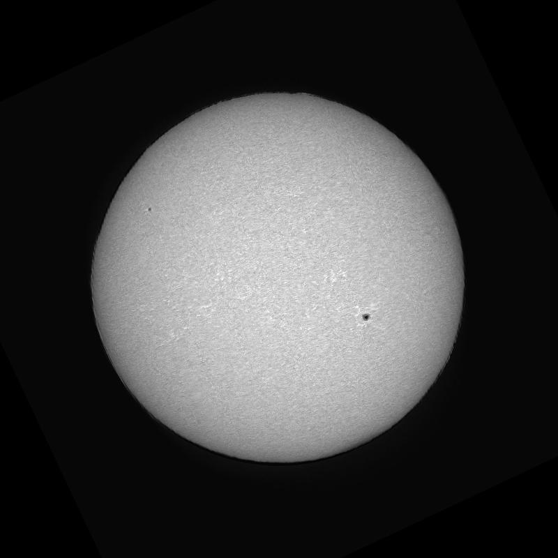 Disque solaire traité