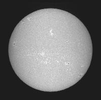 Disque solaire traité (continuum)