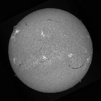 Processed solar disk