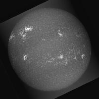 Processed solar disk