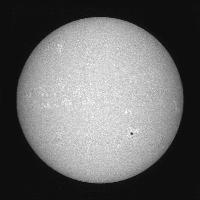 Disque solaire traité (continuum)